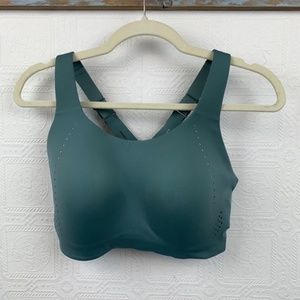 New Lululemon AirSupport Bra High Support 34DDD 34 DDD Green Adjustable NWT